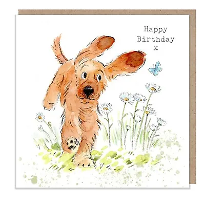 Birthday Card - Quality Greeting Card - Cocker Spaniel Design - Made In UK • £3.65