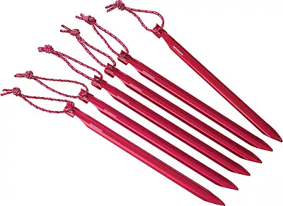 MSR Groundhog Tent Stake Kit 6-Pack 7.5-Inch  Red • $19.99