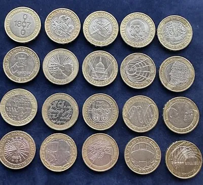 Two Pound £2 Coin Collection Job Lot Of Commemorative £2 Coins Burns/Darwin/FWW • £75.49