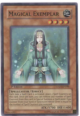 Yu-Gi-Oh Card - LODT-EN084 - MAGICAL EXEMPLAR (super Rare Holo) - NM • $2.89