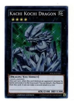 Yugioh Kachi Kochi MACR-ENSE1 Super Rare Holo Limited Edition M / Nm • $0.99