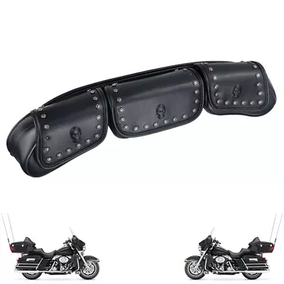 3 Pocket Windshield Bag Waterproof For Harley Touring Electra Glide 1996-2013 • $40.33