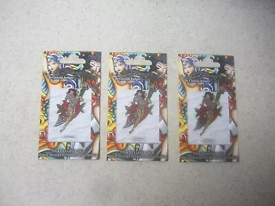 LOT OF 3  Ed Hardy Christian Audigier Icing Peel  Stick Crystal Decal DEVIL GIRL • $12.50