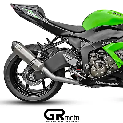 Exhaust For KAWASAKI ZX6R ZX-6R 2009 - 2016 DC PIPE  GRmoto Titanium Carbon • £229.99