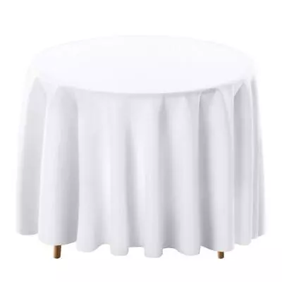 Tablecloth 70 Inch Round Polyester Table Cloth For Weddings Banquets Or Res... • $19.21