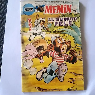 US  Cómics E. Cinco MEMIN PINGUIN  #71 1984 El DIMINUTO PELE MEGA RARE COMPRALO • $10