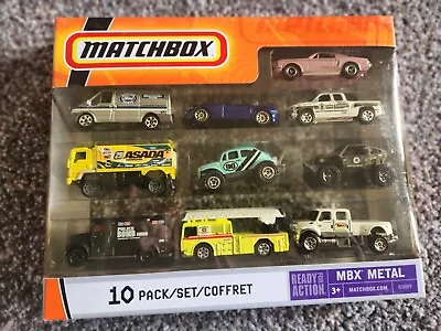 Matchbox 2007 MBX Metal 10 Pack With Rose 68 Ford Mustang Cobra B5609 • $14.99