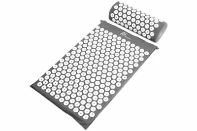 ProsourceFit Ki Acupressure Mat And Pillow Set With 100% Natural Linen Gray • $28.99