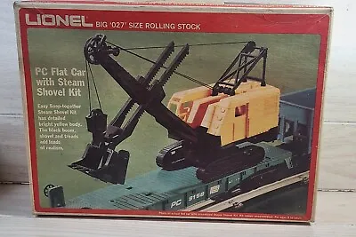 Lionel 6-9158 O Gauge Penn Central Flatcar W/ Steam Shovel Kit • $36.99