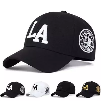 LA Baseball Cap Los Angeles Snapback Embroidery Adjustable Cali Fashion Hat • $10.99