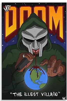 Mf Doom The Illest Villains Music Album Cover Poster  16x24 In • $17