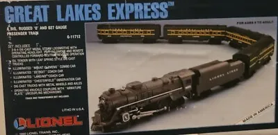 $249.99 • Buy Lionel Lines Great Lakes Express Steam Engine Passenger Set 11712 O Gauge Train