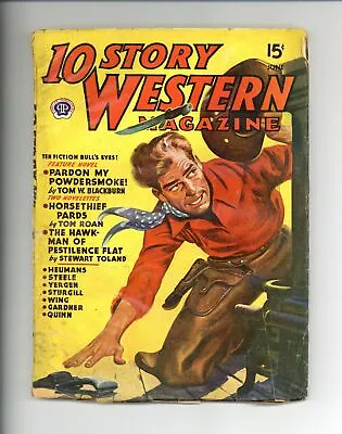 10 Story Western Magazine Pulp Jun 1945 Vol. 27 #3 VG Low Grade • $6