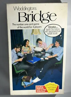 Waddingtons Bridge 1980 Card Game Vintage Game Complete  1 Sealed Pack Of Cards • £10.99