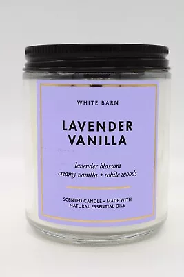 Bath And Body Works LAVENDER VANILLA 1-Wick Candle 7 Oz / 198 G *NEW* • $16.95