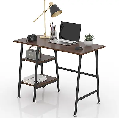 VECELO 43 Inch Computer Modern Student Writing Home-Office Ladder Desk Coffee+ • $92.99