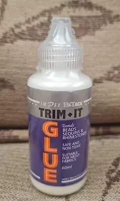£5 • Buy Hi Tack Trim It Fabric Glue 60 Ml | Art Beads Sequins Diamante Rhinestones