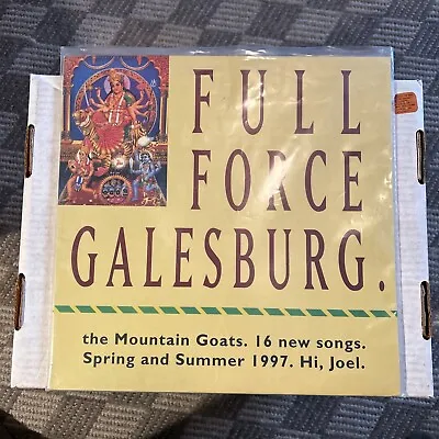 The Mountain Goats – Full Force Galesburg - Vinyl LP 1997 Emperor Jones • $436