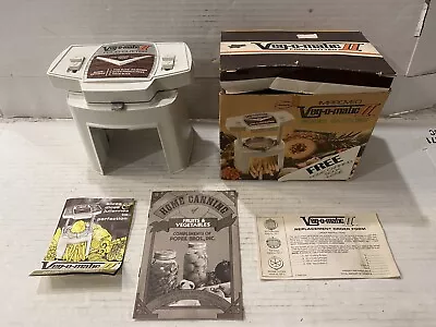 Rare Vintage 1970’s VEG-O-MATIC II Food Cutter By Popeil’s Open Box • $28.95