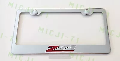 3D Z71 Emblem Stainless Steel License Plate Frame Rust Free • $16.95