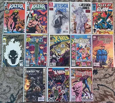 Lot Of 13 Marvel Comic Books!  Multiple #1s 1st App Fun! 1st Gambit Cameo More • $100