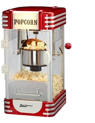 £69.99 • Buy Cooks Professional Large Retro Carnival Popcorn Maker Machine Hot Air Popper 