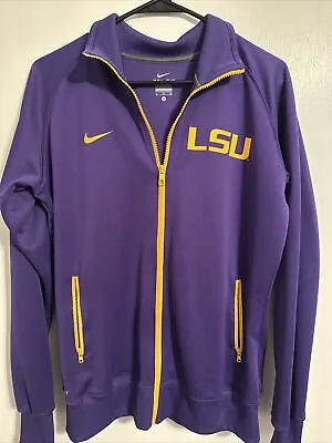 LSU Men’s Nike Jacket Purple & Yellow Dry- Fit Size XL - Never Worn • $34.99