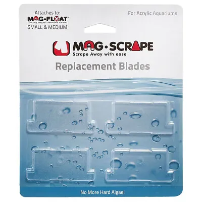 Mag-Float Acrylic Replacement Blade 4 Pack For Mag-Float 35A Small & 125A Medium • $12.99