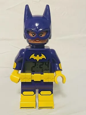 Lego The Batman Movie Batgirl Clock Electronic Digital Alarm Light Up 9.5  LCD • $32.25
