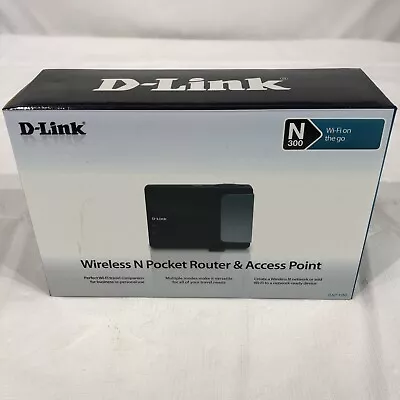 D-Link DAP-1350 N 300 Mbps 1-Port WiFi On The Go Wireless N Pocket Router • $18.99