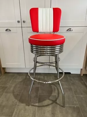 American 50s Diner Furniture Commercially Graded Stool • £175