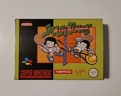 Namco Smash Tennis - Super Nintendo SNES Game - Boxed - PAL • £19