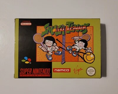 Namco Smash Tennis - Super Nintendo SNES Game - Boxed - PAL • £19
