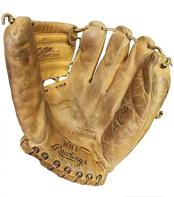 VTG 1961 Rawlings MM6 Mickey Mantle Leather Baseball Glove The Comet  • $249.99