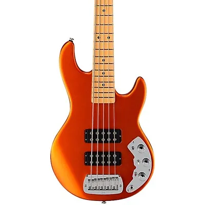 G&L CLF Research L-2500 750 5 String Maple Fingerboard Bass Tangerine Metallic • $2185