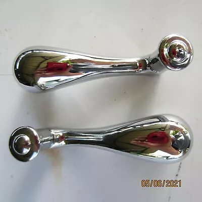 1928-31 Model A Ford Inside Window Crank Handles Chrome New Pair. • $28.95