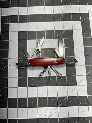 Victorinox Explorer Red 91 Mm Swiss Army Pocket Knife  Excellent 5924 • $44