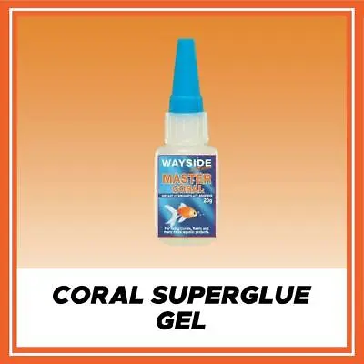 Coral Fragging Aquarium Fish Marine Frag Superglue Glue Fix Thick Gel 20g • £11.15