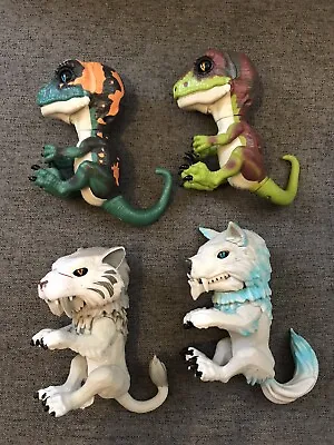 Untamed Wow Wee Fingerlings Bundle - Fingerling X 4 Jurassic World • £15