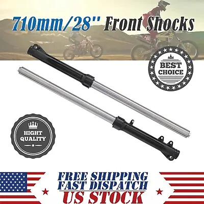 710mm 28'' Front Forks Shock For Dirt Pit Bike CRF50 110cc 125cc 140cc Coolster • $84.48