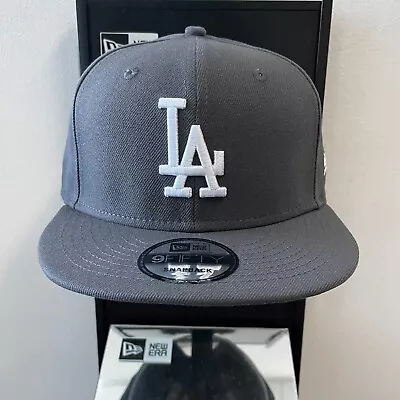 MLB - Los Angeles Dodgers 9FIFTY Adjustable Snap-Back New Era Cap - Dark Gray • $32.40
