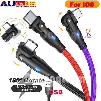 $9.99 • Buy Heavy Duty Fast Charger USB Data Cable Charging Cord For IPhone 12 14 15 X 6 7 8