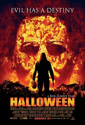 2007 Halloween Movie Poster 11X17 Michael Myers Laurie Strode Rob Zombie 🎃🔪🎃 • $12.83