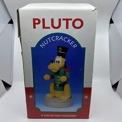 1994 Rare Vintage Disney Pluto 14 Inch Nutcracker Soldier With Box -  Kurt Adler • $69.99