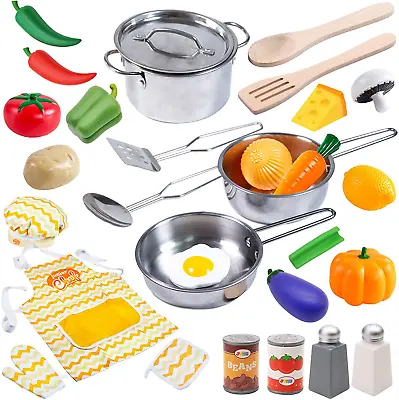 $49.84 • Buy Cocina Para Niñas De Juguete Accesorios Cocinita Regalos Para Niñas, Pots Y Pans