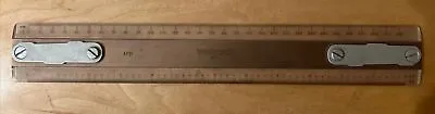 Vintage VEMCO 12  Drafting Machine Scale Ruler MODEL AP51 Metal And Plastic • $67