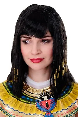 Carnival Wig Cleopatra Antique Hollywood Diva Halloween PW0185 New • £8.63