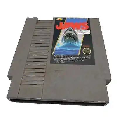 Vintage Jaws Nintendo NES Game Cartridge 1987 Untested • $12