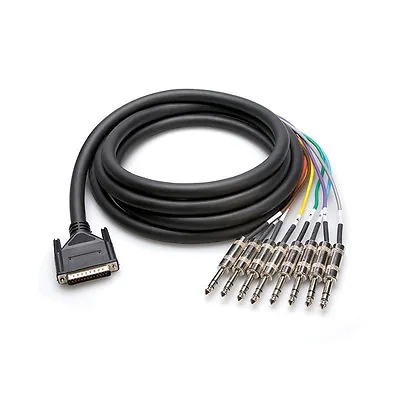 Hosa DTP-802 DB25 To 8-1/4 Inch Bal. Snake Cable 2m-Mackie HDR/SDR • $57.95