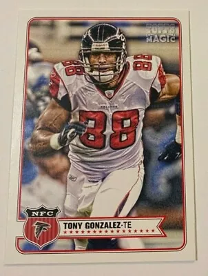 2012 Atlanta Falcons Tony Gonzalez Topps Magic #143 Football Card NM/M • $1.49